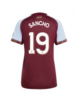 Aston Villa Jadon Sancho #19 Zenski Domaci Dres 2025-26 Kratak Rukavima Aston Villa Jadon Sancho #19 Zenski Domaci Dres 2025-26 Kratak Rukavima